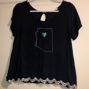 Blue Arizona blouse